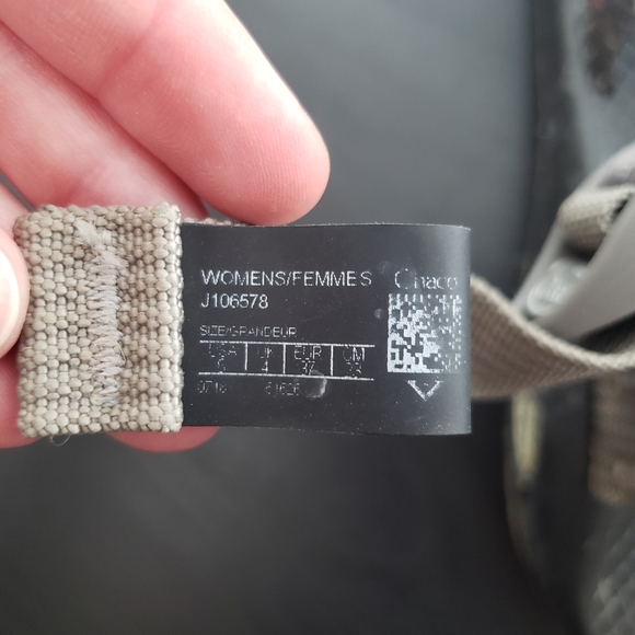 Chaco Z Cloud X2 Grey Floral Peach - Picture 3 of 3